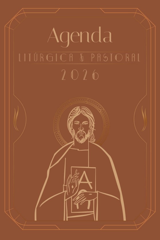 Agenda Litúrgica e Pastoral 2026 - Capa cristal Produto Agenda Litúrgica e Pastoral 2026 - Capa cristal
