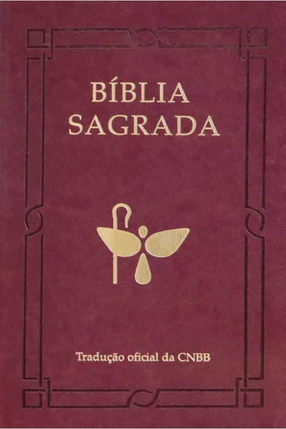 Produto B&iacute;blia Luxo Vinho - Letra grande 6&ordf; Edi&ccedil;&atilde;o