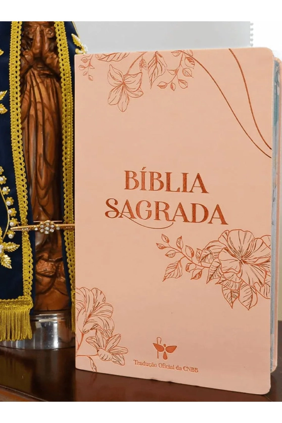 Produto B&iacute;blia Sagrada Tradu&ccedil;&atilde;o oficial da CNBB - Luxo - Letra grande - Feminina 6&ordf; Edi&ccedil;&atilde;o