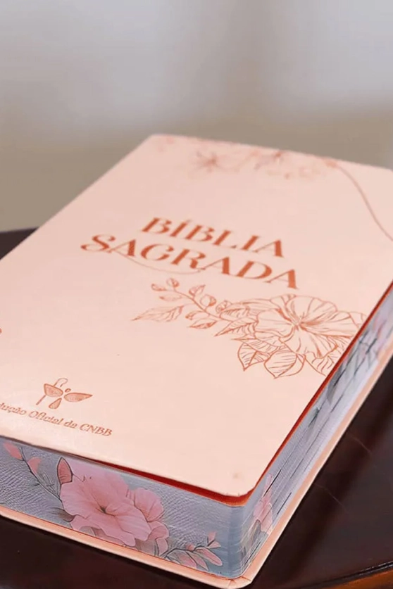 Produto B&iacute;blia Sagrada Tradu&ccedil;&atilde;o oficial da CNBB - Luxo - Letra grande - Feminina 6&ordf; Edi&ccedil;&atilde;o
