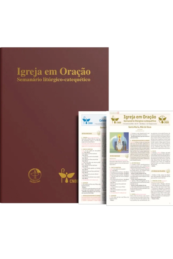 Produto Capa de Liturgia - Informativo Igreja em Ora&ccedil;&atilde;o