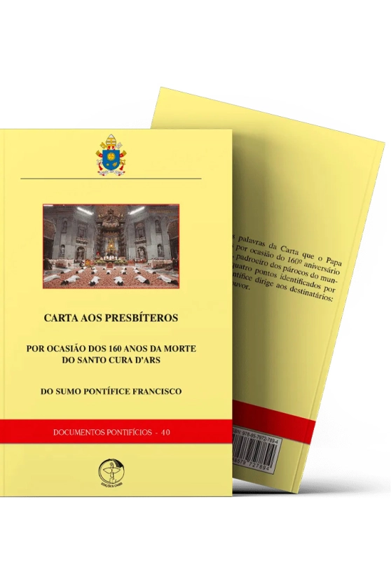 Produto Carta do Papa Francisco aos presb&iacute;teros por ocasi&atilde;o dos 160 anos da morte do Cura Dars - Documentos Pontif&iacute;cios 40