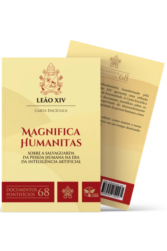 Carta Encíclica Magnifica Humanitas: sobre a salvaguarda da Pessoa Humana na Era da Inteligência Artificial - Documentos Pontifícios 68 Produto Carta Encíclica Magnifica Humanitas: sobre a salvaguarda da Pessoa Humana na Era da Inteligência Artificial - Documentos Pontifícios 68