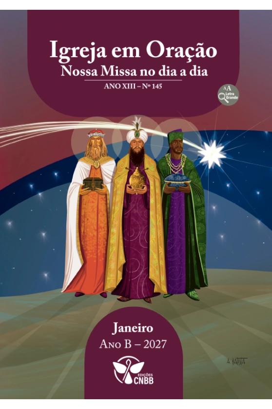 Igreja em Oração - Nossa Missa no dia a dia - Ano A - Janeiro 2027 - Letra Grande Produto Igreja em Oração - Nossa Missa no dia a dia - Ano A - Janeiro 2027 - Letra Grande