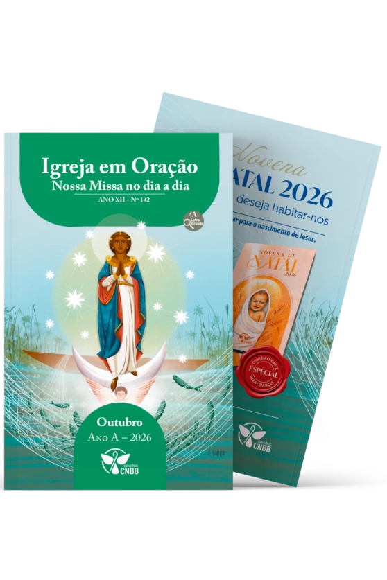 Igreja em Oração - Nossa Missa no dia a dia - Ano A - Outubro 2026 - Letra Grande Produto Igreja em Oração - Nossa Missa no dia a dia - Ano A - Outubro 2026 - Letra Grande