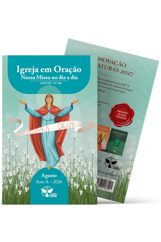 Produto Igreja em Ora&ccedil;&atilde;o - Nossa Missa no dia a dia - Ano A - Agosto 2026