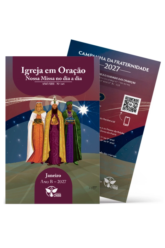 Igreja em Oração - Nossa Missa no dia a dia - Ano A - Janeiro 2027 Produto Igreja em Oração - Nossa Missa no dia a dia - Ano A - Janeiro 2027