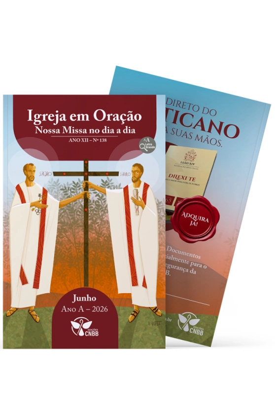 Igreja em Oração - Nossa Missa no dia a dia - Ano A - Junho 2026 - Letra Grande Produto Igreja em Oração - Nossa Missa no dia a dia - Ano A - Junho 2026 - Letra Grande