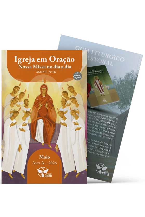Produto Igreja em Ora&ccedil;&atilde;o - Nossa Missa no dia a dia - Ano A - Maio 2026 - Letra Grande