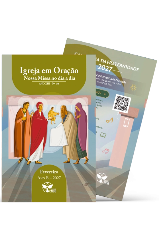 Igreja em Oração - Nossa Missa no dia a dia - Ano B - Fevereiro 2027 Produto Igreja em Oração - Nossa Missa no dia a dia - Ano B - Fevereiro 2027