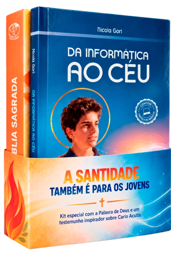 Kit Carlos Acutis - A Santidade também é para os Jovens Produto Kit Carlos Acutis - A Santidade também é para os Jovens