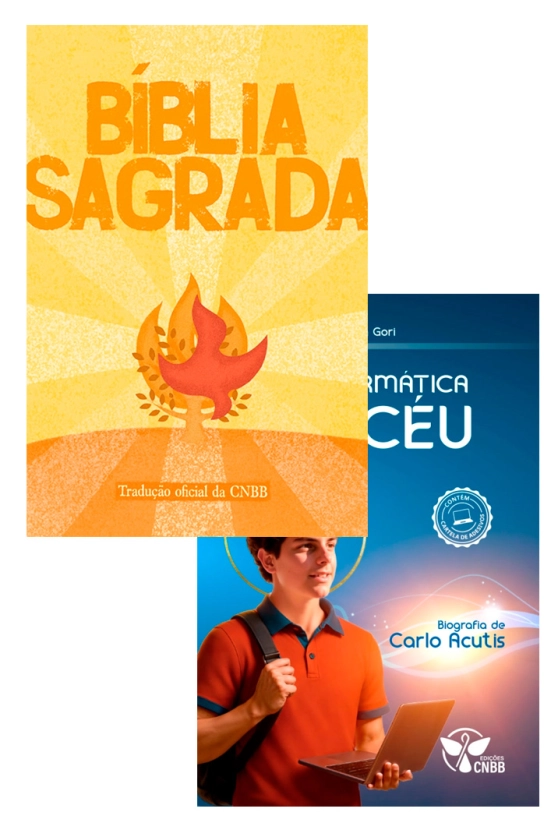 Produto Kit Jovem - B&iacute;blia + Da inform&aacute;tica ao c&eacute;u