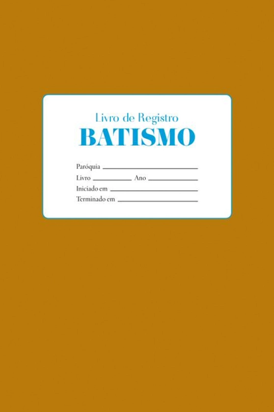 Produto Livro de Registro - Batismo