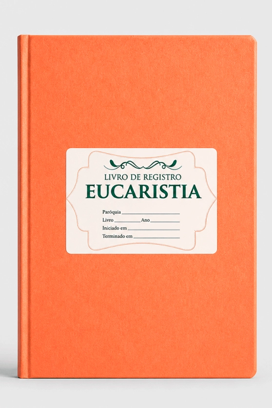 Livro de Registro - Eucaristia Produto Livro de Registro - Eucaristia