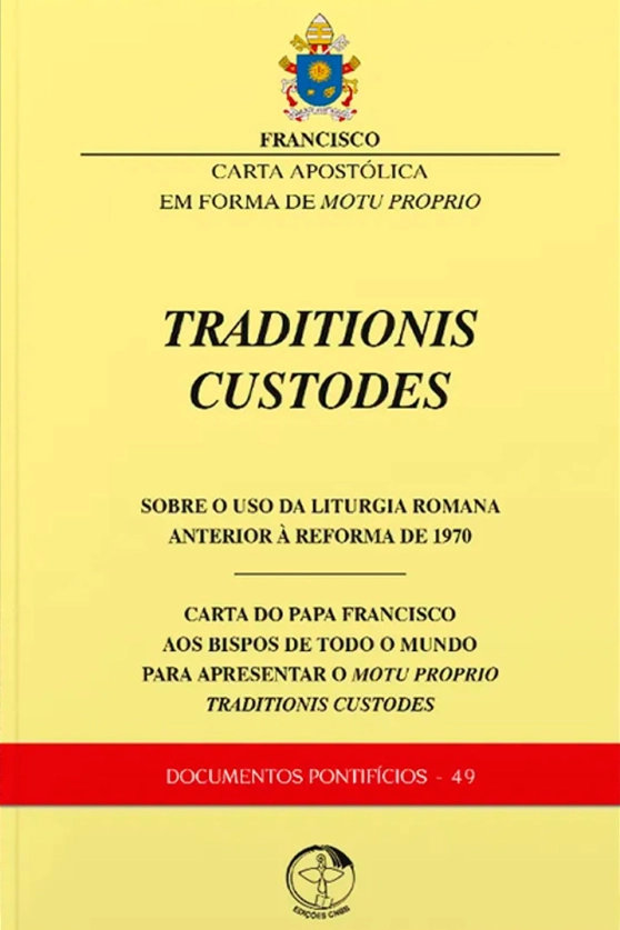 Produto Traditionis Custodes - Sobre o uso da liturgia romana anterior à reforma de 1970 - Documentos Pontifícios 49