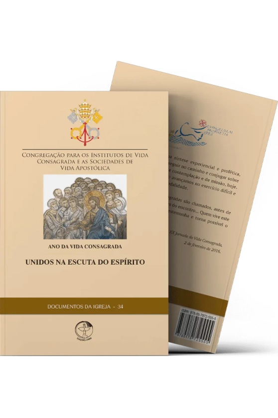 Unidos na Escuta do Espírito - Documentos da Igreja 34 Produto Unidos na Escuta do Espírito - Documentos da Igreja 34