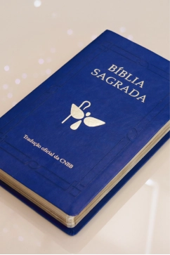 Bíblia Luxo Azul - Letra grande 6ª Edição Produto Bíblia Luxo Azul - Letra grande 6ª Edição
