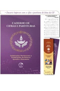 Produto Caderno de cifras e partituras - Celebra&ccedil;&otilde;es Penitenciais e Celebra&ccedil;&otilde;es da Palavra durante a Quaresma