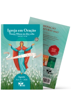 Produto Igreja em Ora&ccedil;&atilde;o - Nossa Missa no dia a dia - Ano A - Agosto 2026 - Letra Grande