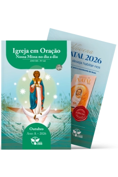 Igreja em Oração - Nossa Missa no dia a dia - Ano A - Outubro 2026 - Letra Grande Produto Igreja em Oração - Nossa Missa no dia a dia - Ano A - Outubro 2026 - Letra Grande