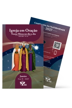 Igreja em Oração - Nossa Missa no dia a dia - Ano A - Janeiro 2027 Produto Igreja em Oração - Nossa Missa no dia a dia - Ano A - Janeiro 2027