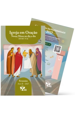 Igreja em Oração - Nossa Missa no dia a dia - Ano B - Fevereiro 2027 - Letra Grande Produto Igreja em Oração - Nossa Missa no dia a dia - Ano B - Fevereiro 2027 - Letra Grande