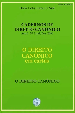 Produto - O Direito Can&ocirc;nico - O Direito Can&ocirc;nico em cartas