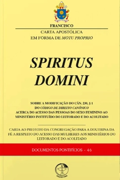 Produto - Spiritus Domini - Carta Apost&oacute;lica em forma de Motu Proprio - Documentos Pontif&iacute;cios 46